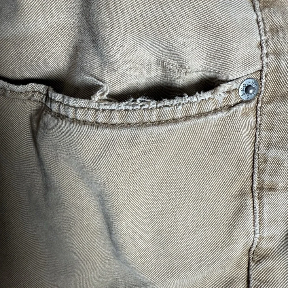 Levi's 514 Jeans Men's 36x34 Brown‎ Slim Straight Leg Distressed